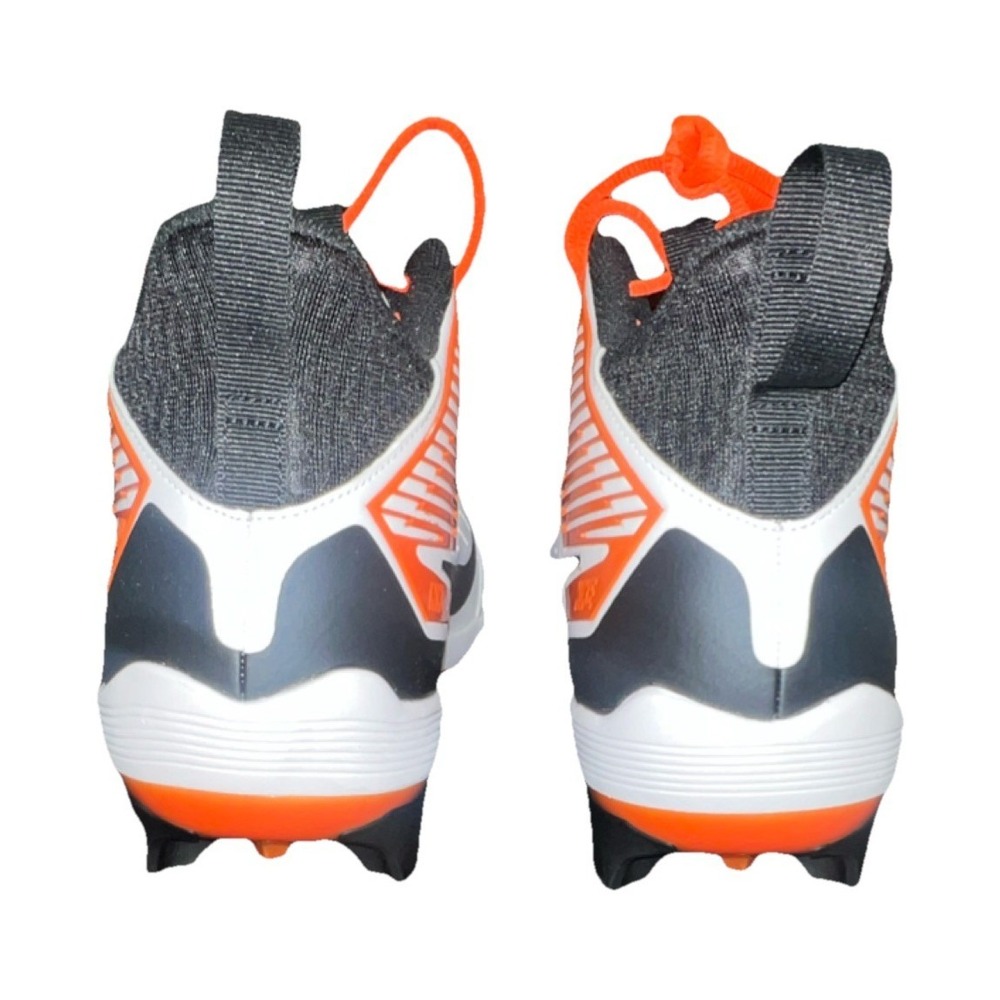 20N11/Nike Force DA5453-106 Men's Football Cleats White Orange Black US 15Medium